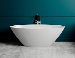 Ванна из искусственного камня Salini DIVA 178x86 отдельностоящая 102211G белая