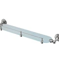Полка Wasserkraft Ammer K-7024 с ограничителем, хром матовый
