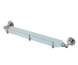 Полка Wasserkraft Ammer K-7024 с ограничителем, хром матовый