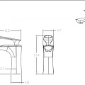 Смеситель для раковины Bravat F1390424BW-RUS черный