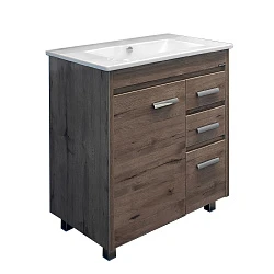 Тумба с раковиной Comforty Марио-75 00-00004157CF сосна лоредо