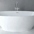 Акриловая ванна ABBER 165x80 AB9207 белая глянцевая