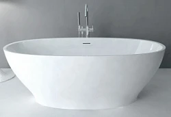 Акриловая ванна ABBER 165x80 AB9207 белая глянцевая