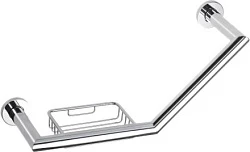 Поручень Bemeta Omega 104307631 с мыльницей, хром