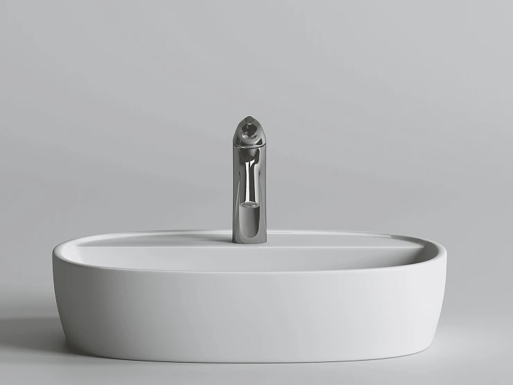 Раковина накладная Ceramica Nova Element CN6036 белая глянцевая