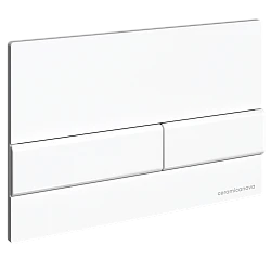 Система инсталляции для унитазов Ceramica Nova Envision Flat CN1002W с кнопкой белая глянцевая