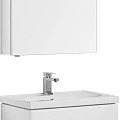 Мебель для ванной Aquanet Рондо 70 белый 1 ящик, зеркало камерино