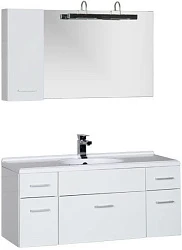 Мебель для ванной Aquanet Данте 110 R белый 1 навесной шкафчик