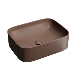 Раковина накладная Ceramica nova Element 505*380*150мм CN6052MDB коричневая матовая