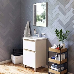 Мебель для ванной комнаты, зона красоты AM.PM X-Joy BK85GK Белый; Серебристый; Хром