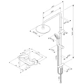 Душевая стойка AM.PM X-Joy F40885A24 хром