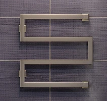 Полотенцесушитель водяной Приоритет Moda-Quadro-2 60х50 MQ2-65/9005 черный 