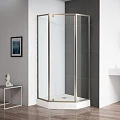 Душевой уголок Cezares Eco 90x90см ECO-O-P-1-90-C-Br профиль бронзовый, стекло прозрачное