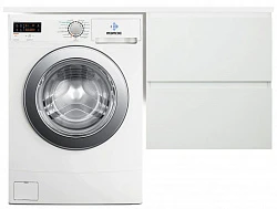 Тумба с раковиной Эстет Dallas Luxe 140 L ФР-00002519 белая глянцевая