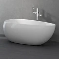 Акриловая ванна Black & White Swan SB227 170x95см 227SB00 белая глянцевая