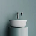Раковина накладная Ceramica Nova Element CN6073MW белая матовая