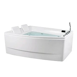 Акриловая ванна Orans 170x120 с гидромассажем OLS-BT-65100X L белая глянцевая