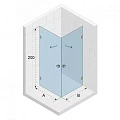 Душевой уголок Riho SZ Scandic NXT X209 80х90см G001106120 профиль хром, стекло прозрачное