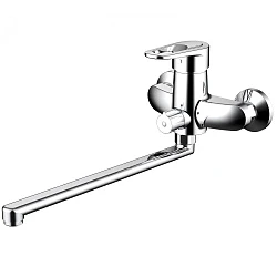 Смеситель для ванны с душем Bravat LOOP F6124182CP-02L-RUS хром