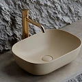 Раковина накладная Ceramica Nova Element CN6009MC бежевая матовая
