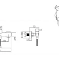 Смеситель для раковины Bravat Rhein F1429564BW-A-ENG черный матовый