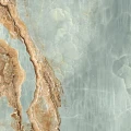Керамогранит Imola Onyx Aqua Blue Gold 60x120 см AQ6 12 RM