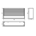 Шкаф подвесной Comforty Клеон 120 00-00000823CF белый / дуб дымчатый