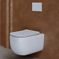 Унитаз подвесной Ceramica Nova Noel CN3013 белый глянец
