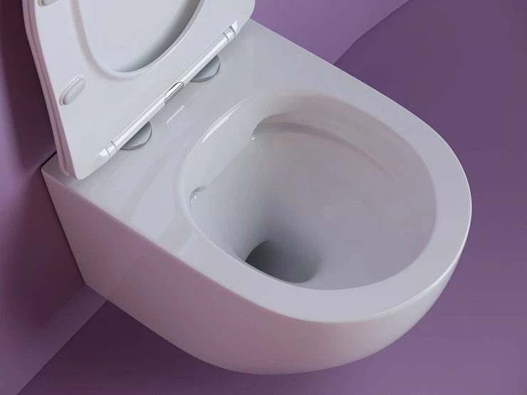 Унитаз подвесной Ceramica Nova Uno Rimless CN11001 белый