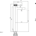 Смеситель для раковины Allen Brau Priority 5.31A02-MG брашированный графит