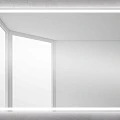 Зеркало BelBagno 120 SPC-MAR-1200-800-LED-BTN с подсветкой