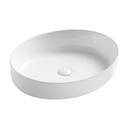 Раковина накладная Ceramica Nova Element CN5002 белая глянцевая