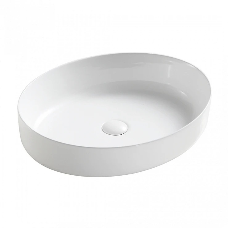 Раковина накладная Ceramica Nova Element CN5002 белая глянцевая