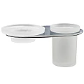 Стакан Wasserkraft Kammel K-8326 с мыльницей, хром