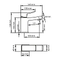 Смеситель для раковины Wasserkraft Aller 1063 хром