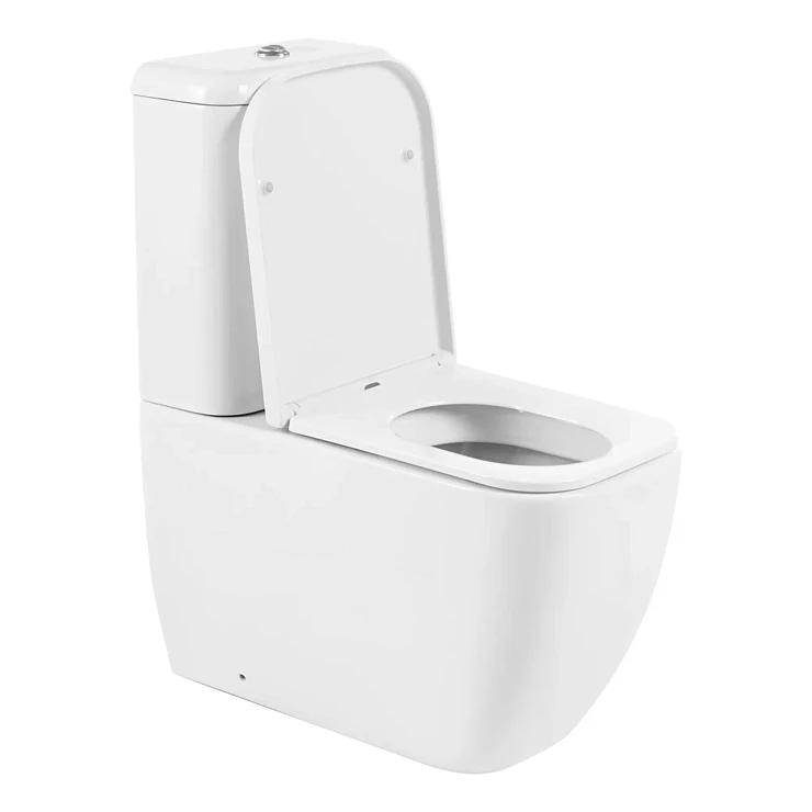 Унитаз напольный BelBagno Alpina BB10100CP с бачком BB10100T и крышкой-сиденьем BB309SC белый глянец
