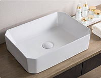 Раковина накладная BelBagno BB1386 белая