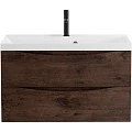 Тумба с раковиной BelBagno Marino 90 темный дуб