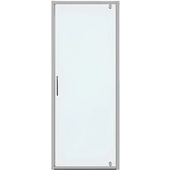 Душевая дверь в нишу Bravat Drop 100x200см BD100.4110A профиль хром, стекло прозрачное