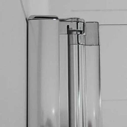 Душевой уголок Cezares Elena 90x90см ELENA-W-A-22-90-P-Cr профиль хром, стекло рифленое