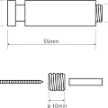 Крючок Bemeta Omega 104506082 хром
