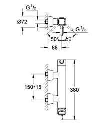 Смеситель для душа Grohe Grandera 23316000 хром
