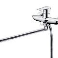Смеситель для ванны с душем BelBagno RENO REN-VDLM-CRM хром