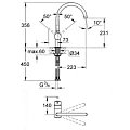 Смеситель для кухни Grohe Minta 32917KS0 черный