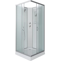 Душевая кабина Niagara Classic 90х90см NG-1101-14BK профиль хром