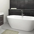 Акриловая ванна Riho Inspire 160х75 B091005220 черно-белая