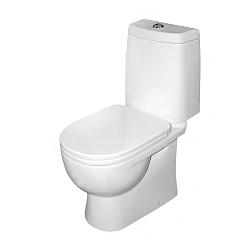 Унитаз напольный Sanita Luxe Fest Comfort WC.CC/Fest/2-DM/WHT.G/S1 белый глянец