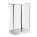 Душевой уголок AM.PM Like 120x80см W83G-302U120CT64 профиль матовый хром, стекло прозрачное