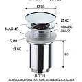 Донный клапан Remer 904CC114NO черный матовый