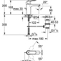 Смеситель для раковины Grohe Eurosmart Cosmopolitan 23325000 хром